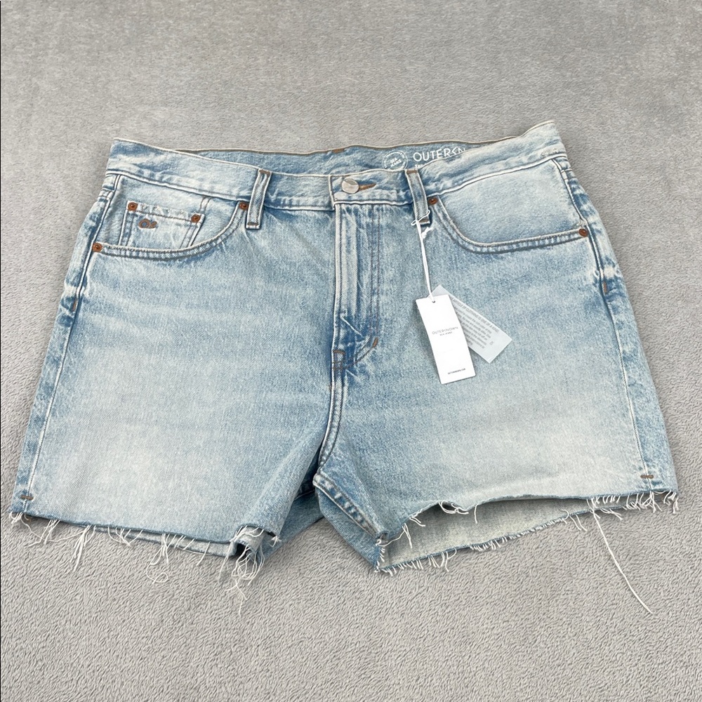 NEW Outerknown 30/10 Women's The Beachcomber Cut Offs Blue‎ Jean Shorts